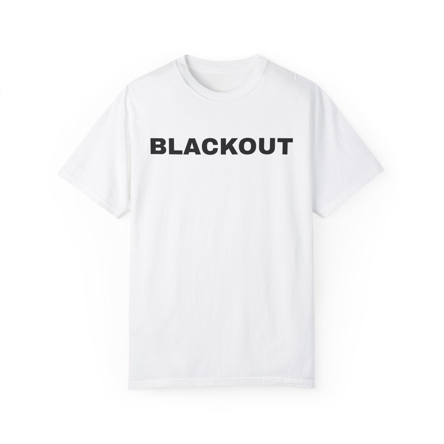 "BLACKOUT"  T-SHIRT